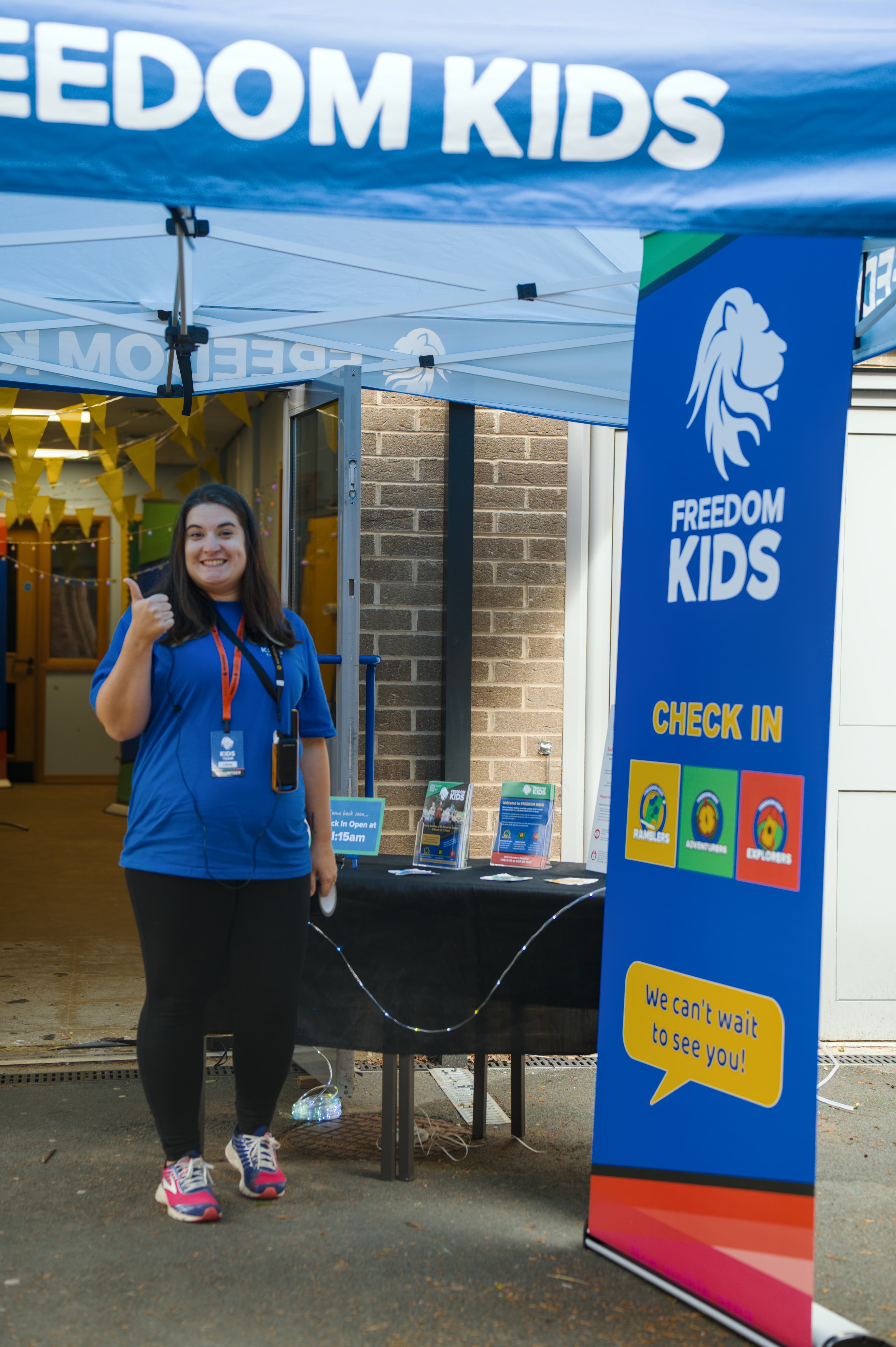 the kids check in desk